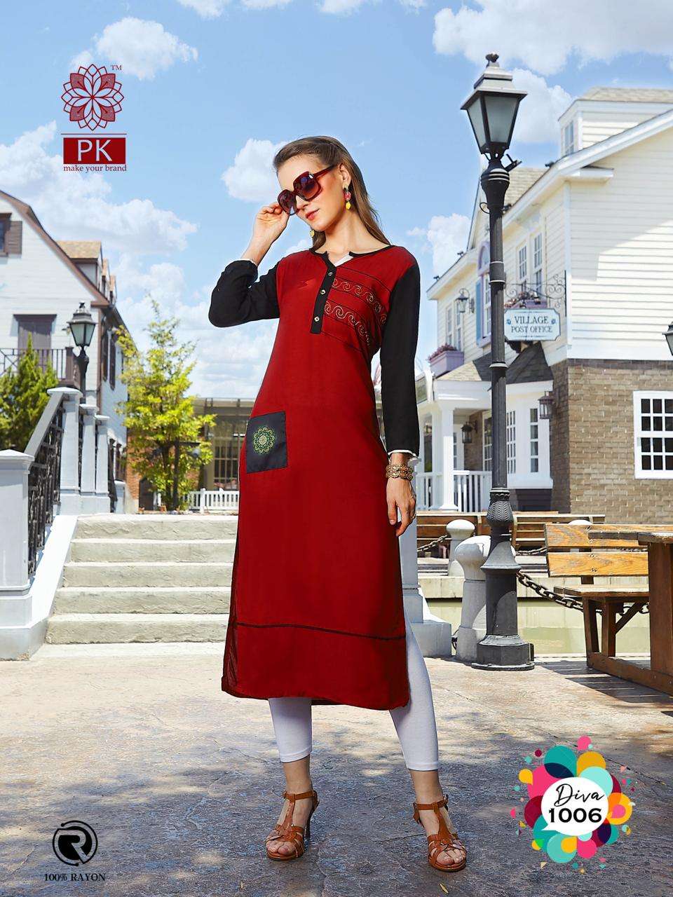 Buy online Black Georgette A-line Kurti from Kurta Kurtis for Women by Viva  N Diva for ₹1699 at 0% off | 2024 Limeroad.com