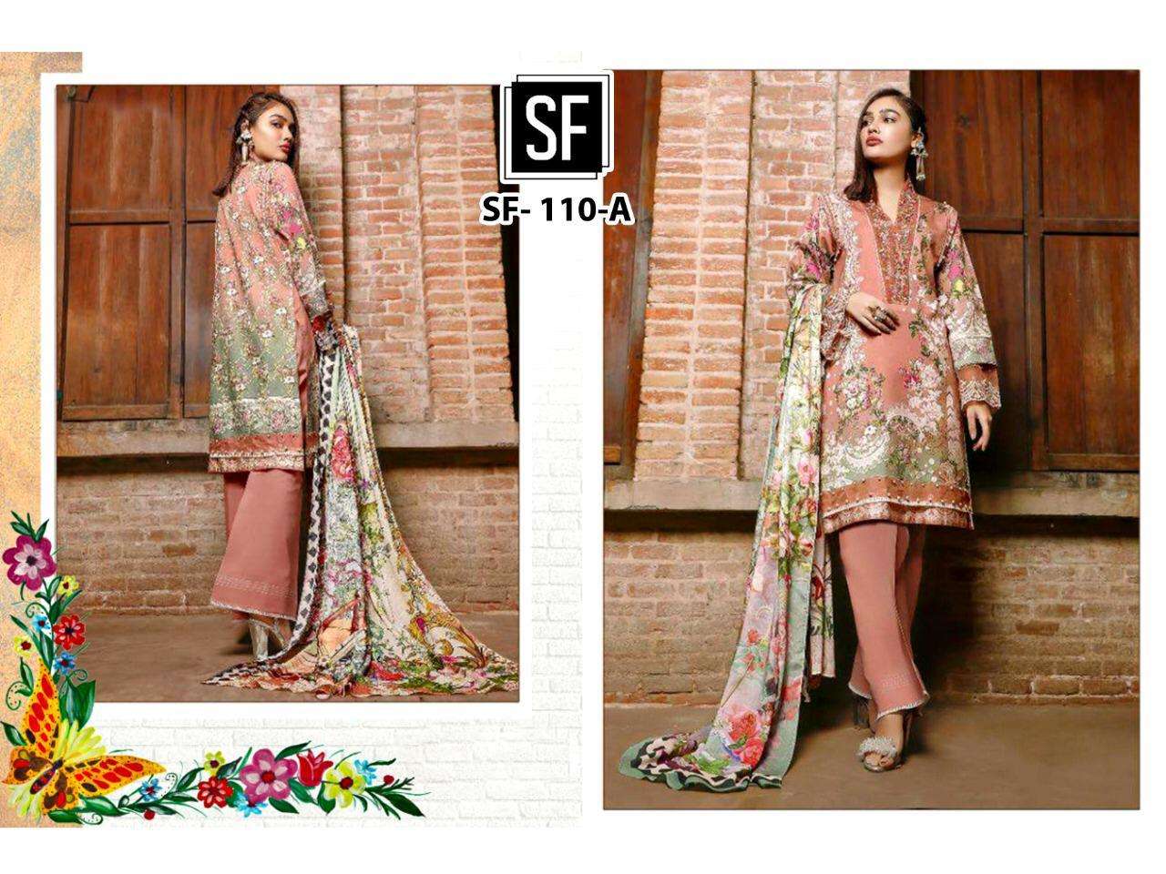 Sf 110 Colours By Alisa Wholesale 110 A To 110 B Series Cotton Salwar Suits Wholesale 2 Pcs