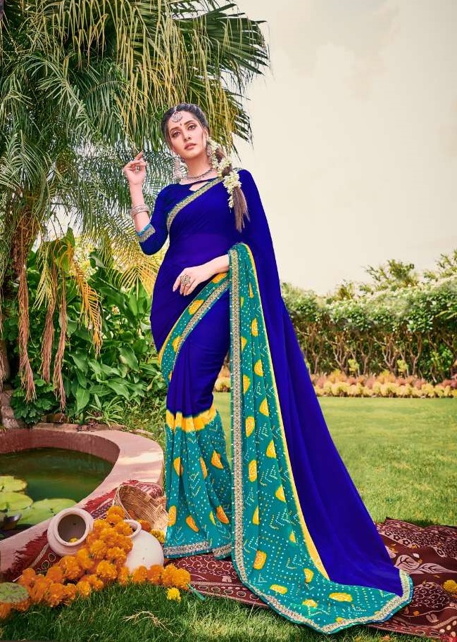 Garden Vareli Nara Chiffon Sarees