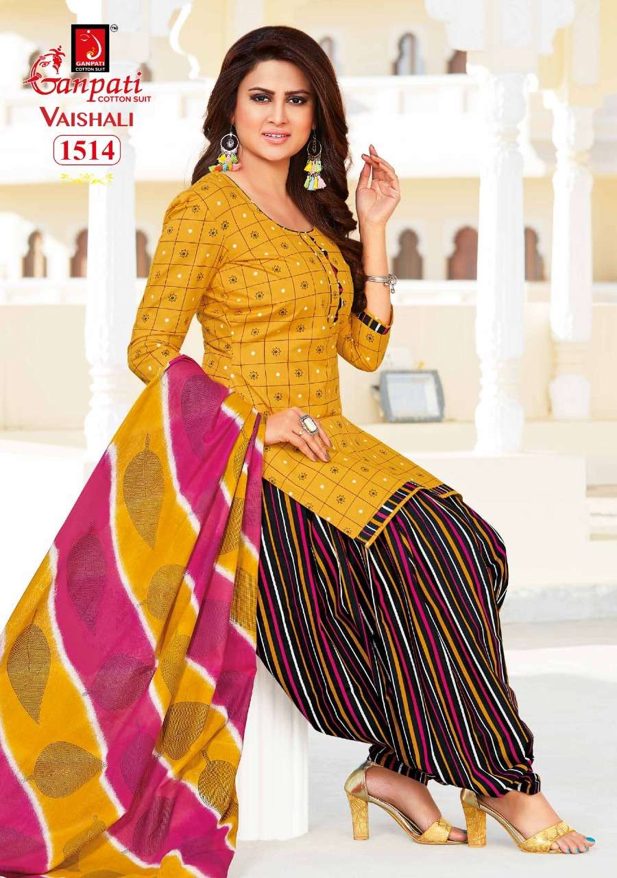 ganpati cotton suit 7001