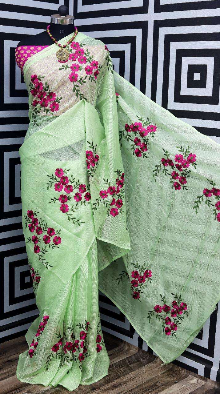 More Thread Work Soft Kota Saree, Machine Made, Size: 6.30meter at Rs  495/piece in Surat