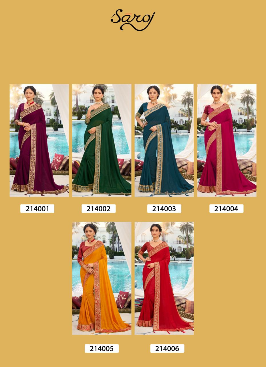 kashvi unchahar series 21001-21010 Dola Silk saree