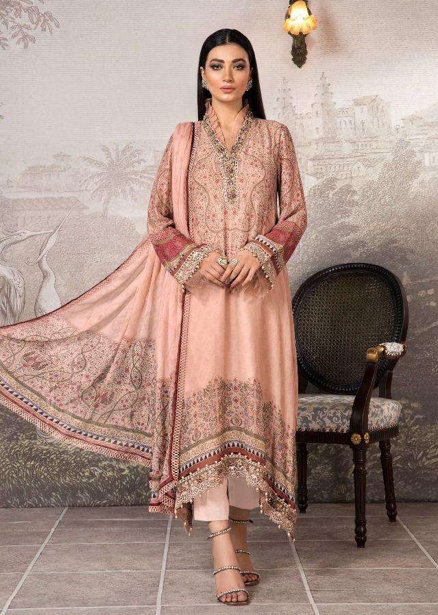 MARIA.B PASHMINA BY DEEPSY SUITS 1231 TO 1236 SERIES PASHMINA SEMI STICHED SALWAR SUITS WHOLESALE 6 PCS