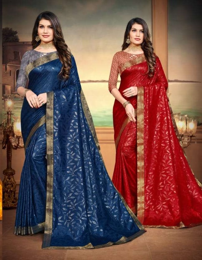 Saroj Silver Queen Catalog Fancy Wear Silk Sarees