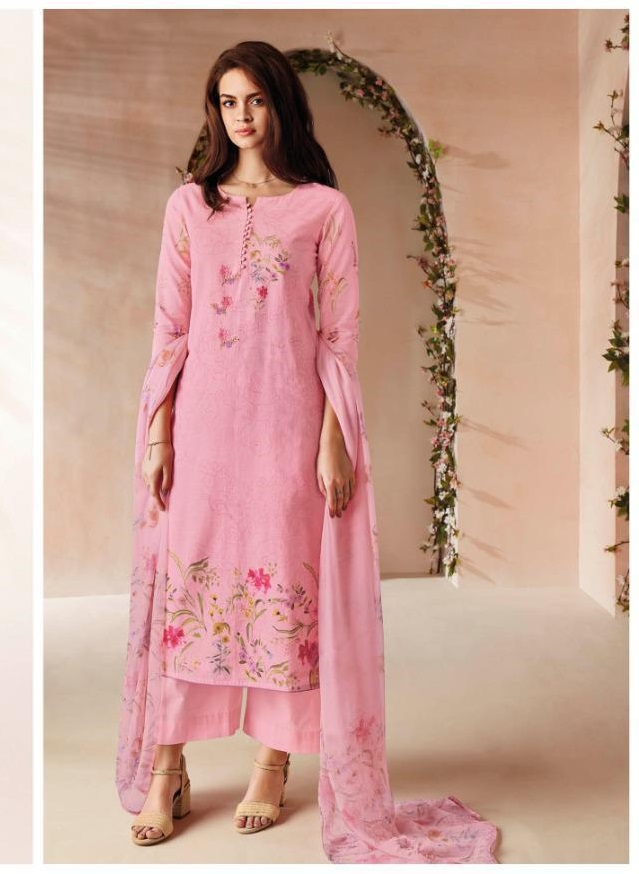 1645442388790271413 Ganga Fashion Latest Catalog Odin Cotton Linen Salwar Kameez Collection 1