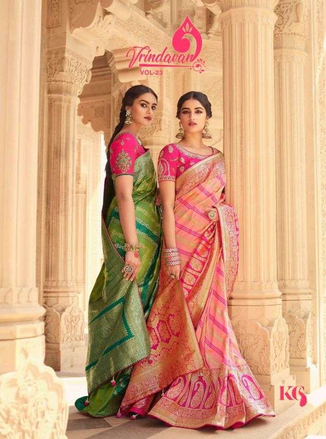 Kesha By Kashvi Fancy Printed Saree Wholesale Rate at Rs.6678/Catalogue in  surat offer by Kashvi Sarees