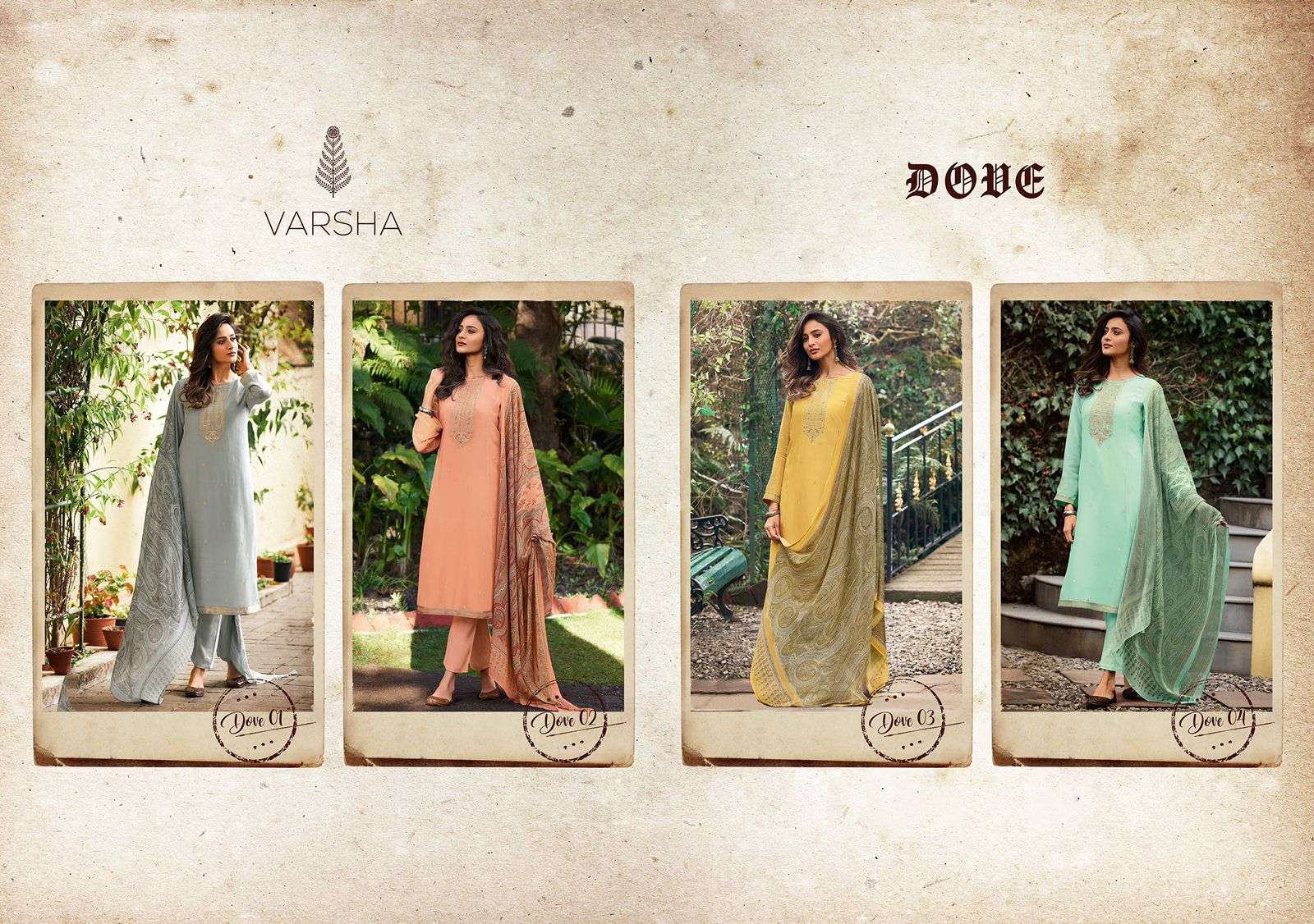 MILANO BY VARSHA FASHION FANCY FABRIC UNSTICHED SALWAR SUITS WHOLESALE 3 PCS