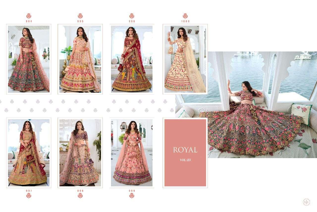 Royal Vol 23 Fancy Wholesale Bridal Lehenga Catalog