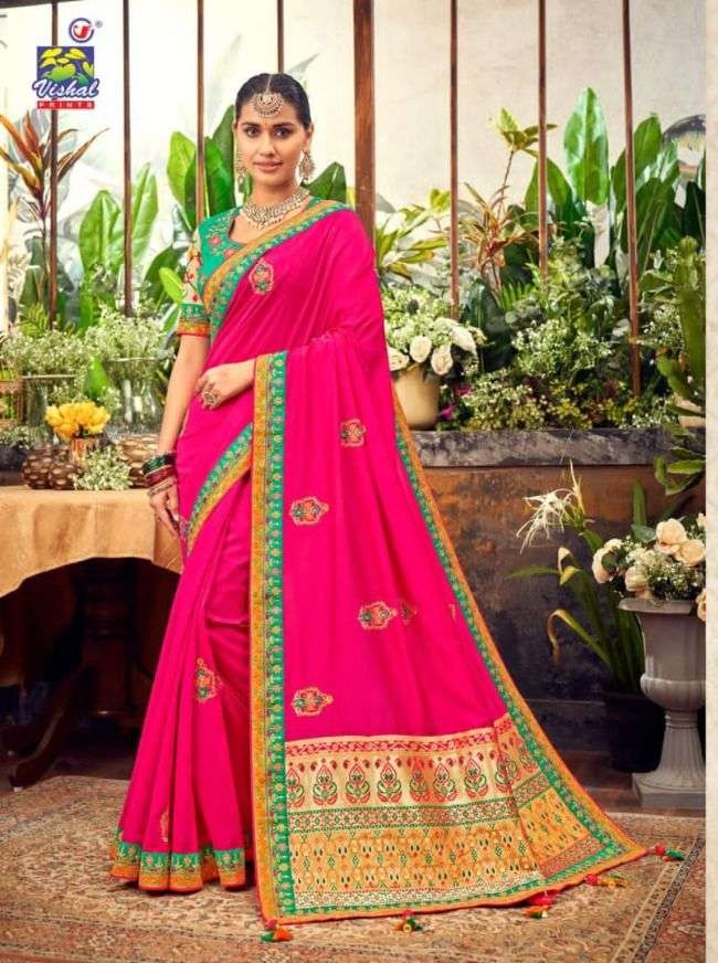 Buy VISHAL PRINTS TULIP GEORGETTE PARTY WEAR HEAVY PRINTED SAREE WHOLESALE  PRICE at Low Prices - Akhand Wholesale