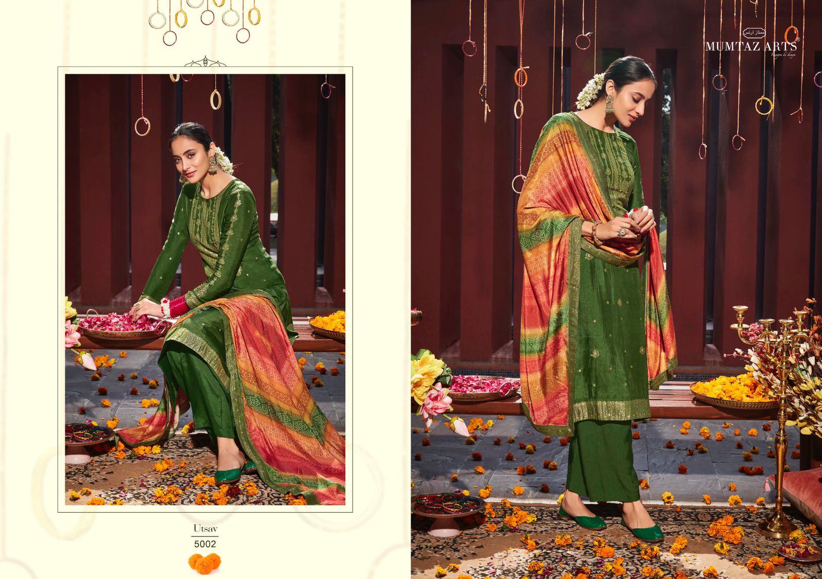 Mumtaz arts JASMINE Pure pashmina print salwar suits
