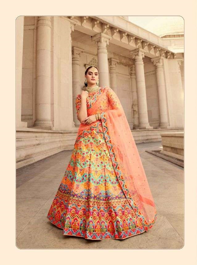 DESIGNER VELVET LEHENGA CHOLI IN WHOLESALE PRICE 02