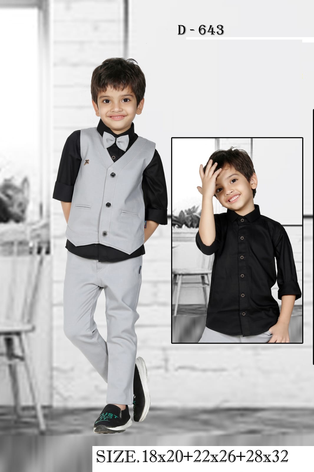 Cotton Kids Boy Dress at Rs 490 in Ahmednagar | ID: 2851877297491