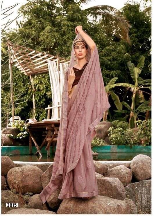 Saroj Prem katha Designer Georgette chiffon Saree Wholesale catalog