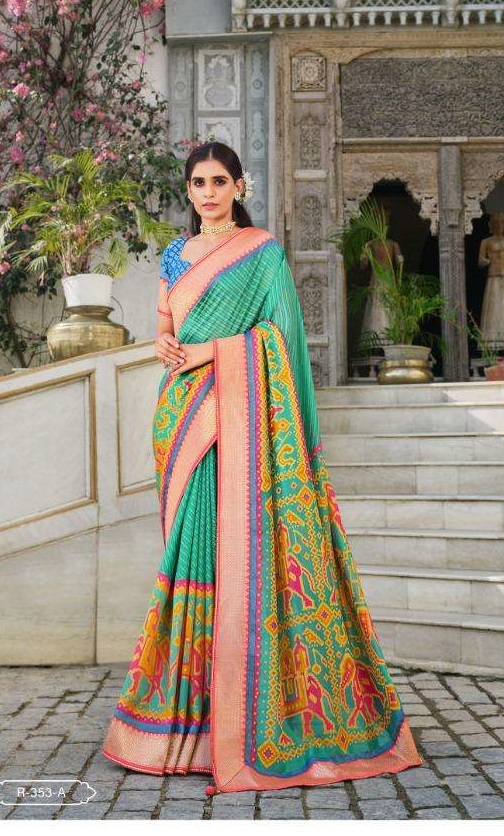 KAASNI FASHION LAUNCH ROSHNI GEORGETTE TRADITIONAL WEAR SAREE WHOLESALE  PRICE - Reewaz International | Wholesaler & Exporter of indian ethnic wear  catalogs.