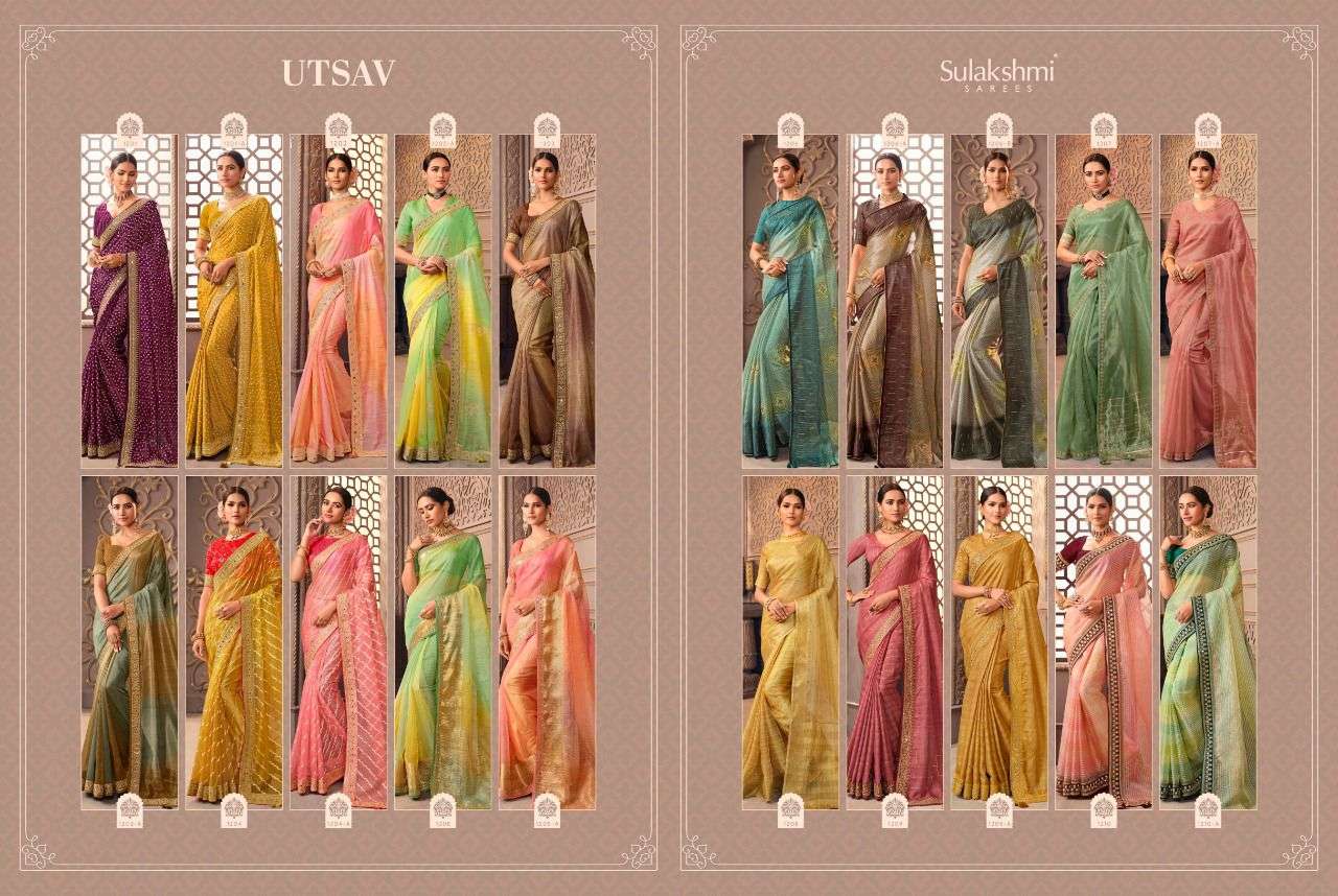 Printed Party Sarees: Buy Latest Designs Online | Utsav Fashion