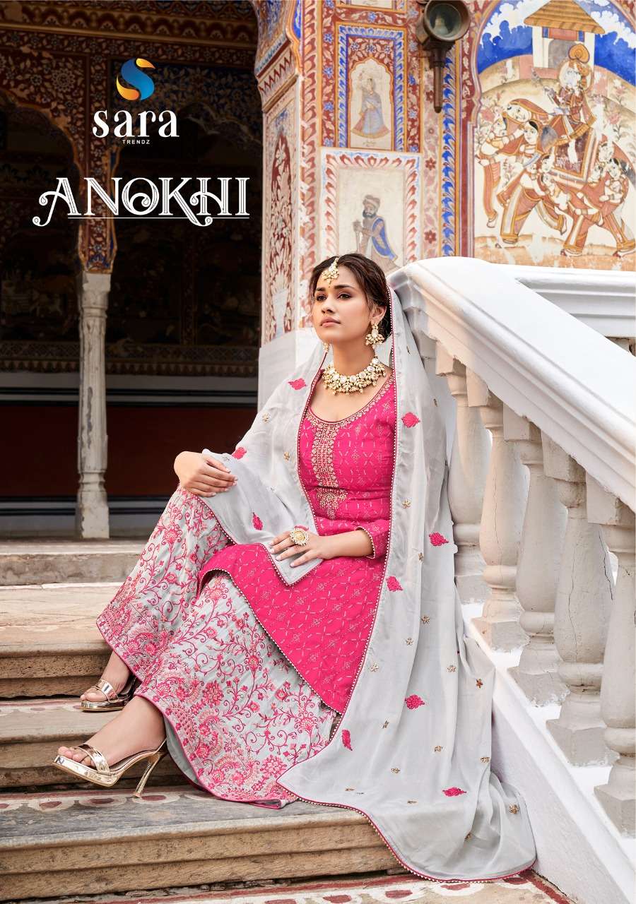 1Love Anokhi Vol 5 By S4U Floral Midi Dress For Women Collection Supplier