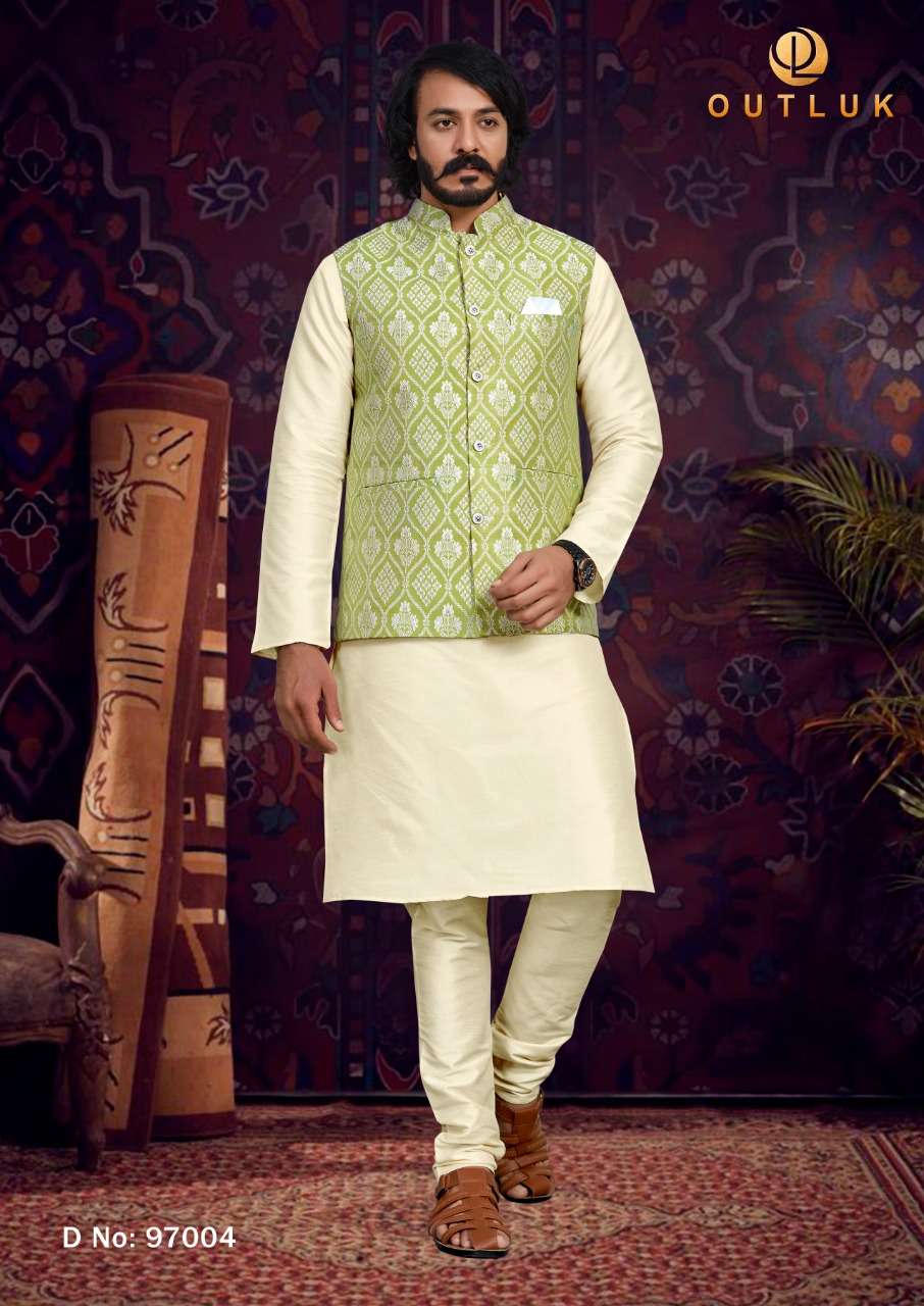 Premium Photo | Indian man in traditional wear or kurta, pyjama cloths.  male fashion model in sherwani, posing or standing against brown grunge  background, selective focus