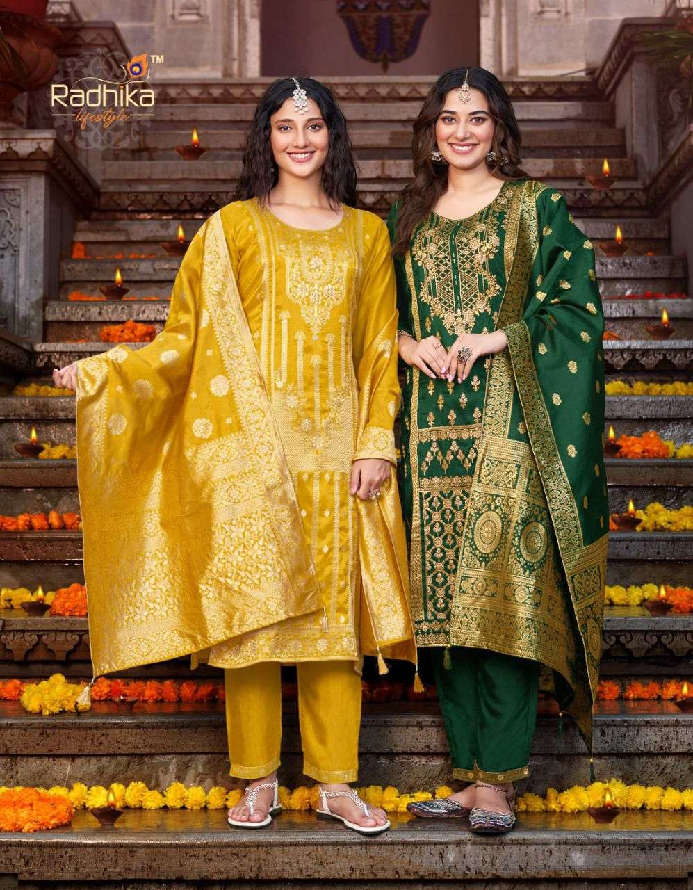 Latest banarsi suit outlet design