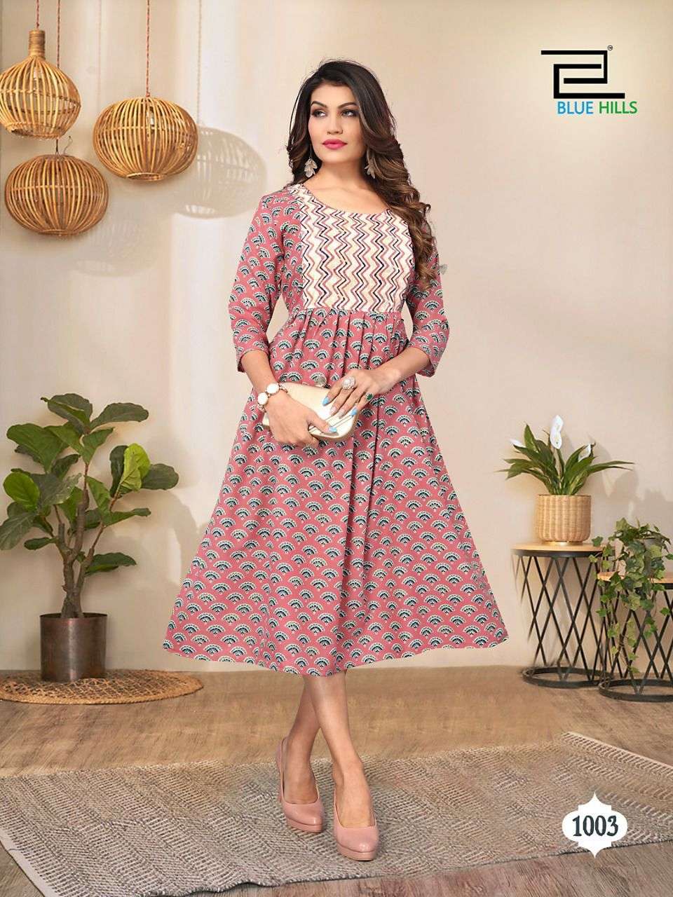 INDIRA APPAREL NEW CATALOGUE THE SPRING KURTI WITH PANTS CASUAL WEAR  COLLECTION  Parakh International