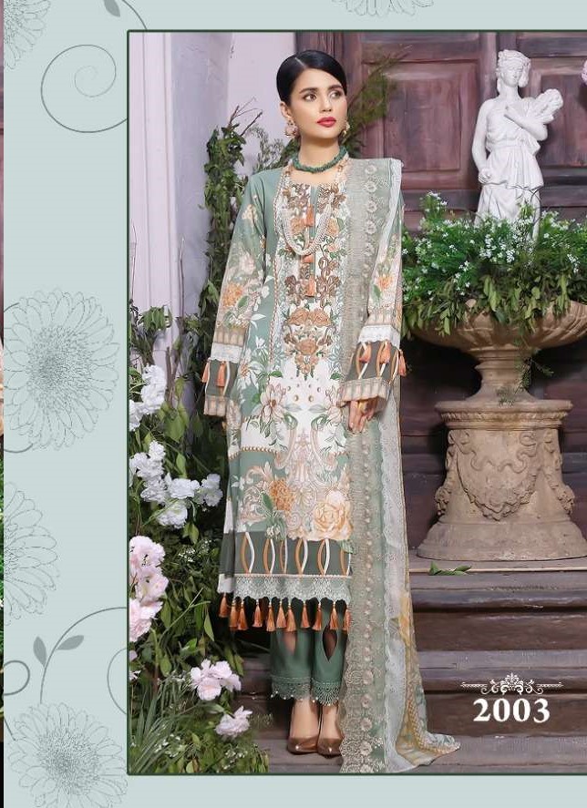 SHARADDHA DESIGNER FIRDOUS REMIX Cotton Dupatta with