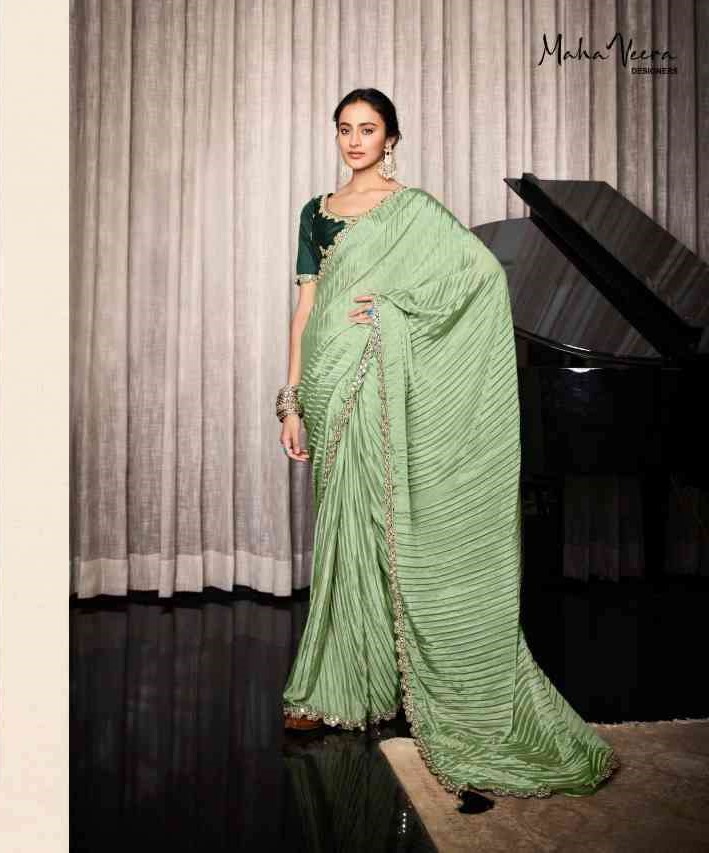 Buy VEERA FASHION Embroidered Bollywood Nylon, Net Grey Sarees Online @  Best Price In India | Flipkart.com