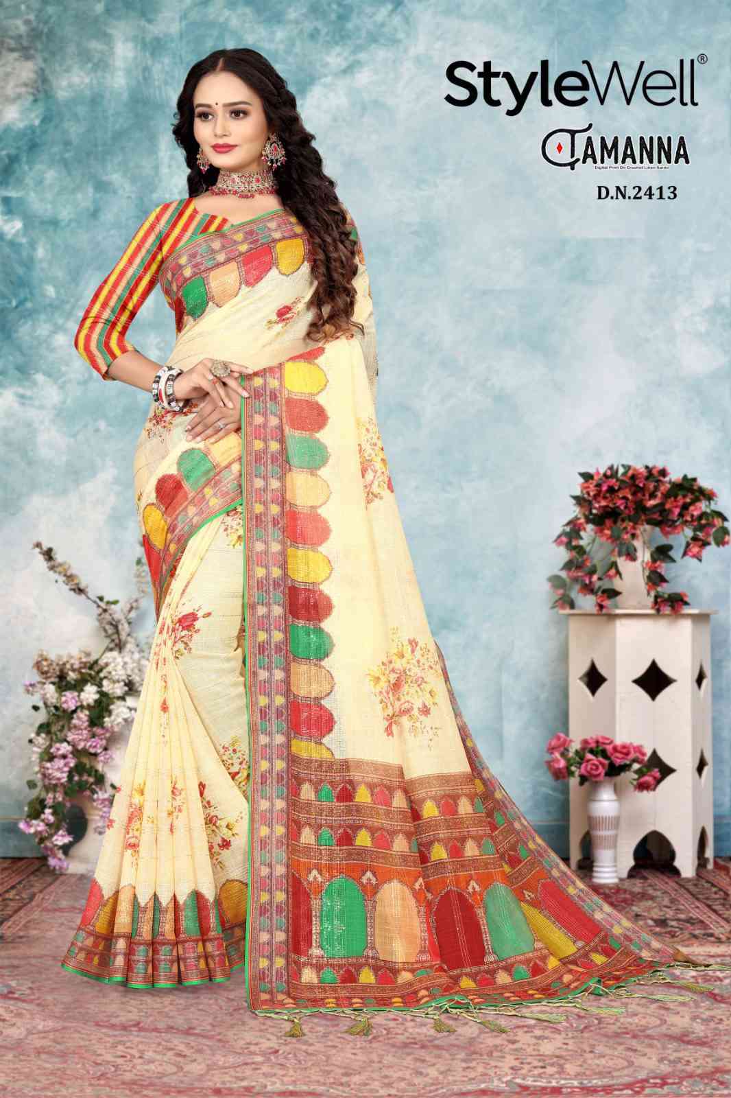 1675927520721554429 stylewell tamanna vol 3 digital print exclusive fancy saree catalog exporter 6 2023 02 06 15 50 30