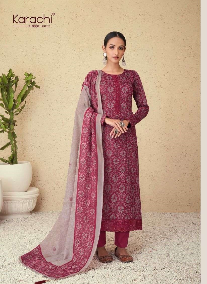Nafisa Andaaz Karachi Cotton Dress Material Collection: Textilecatalog