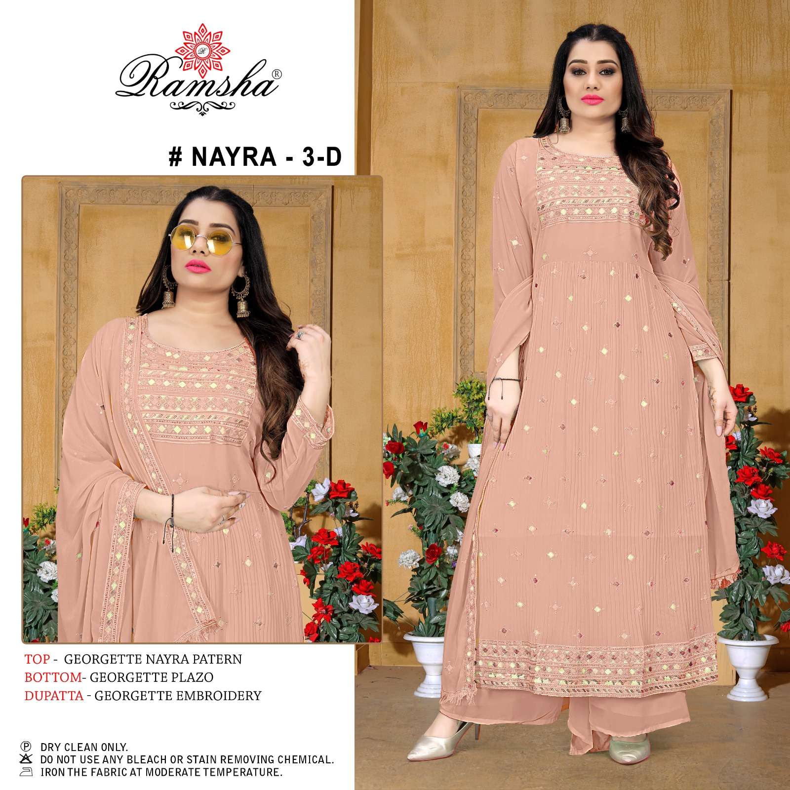 Cotton Nayra Kurti WITH PANT & DUPATTA, Hand Wash, Size: S To Xxl at Rs  550/piece in Surat