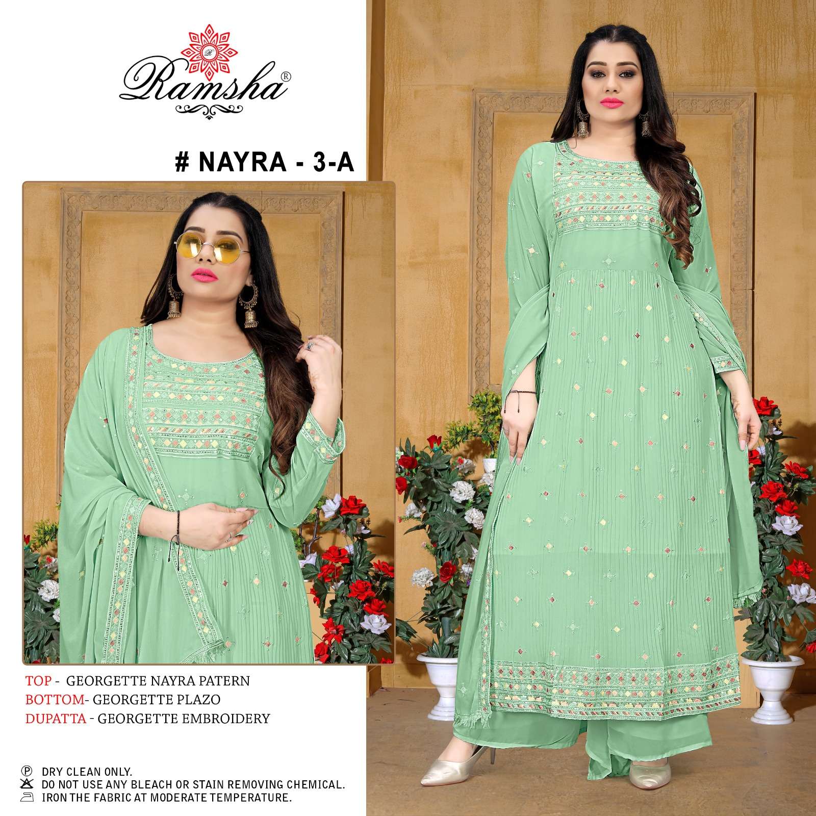 rasam vol-3 by radhika lifestyle nayra cut muslin printed designer gown  collection wholesale price