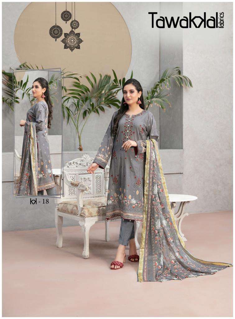 Tawakkal Mehroz Luxury Heavy Cotton Collection Vol 3 Karachi Dress Catalog  Exporter
