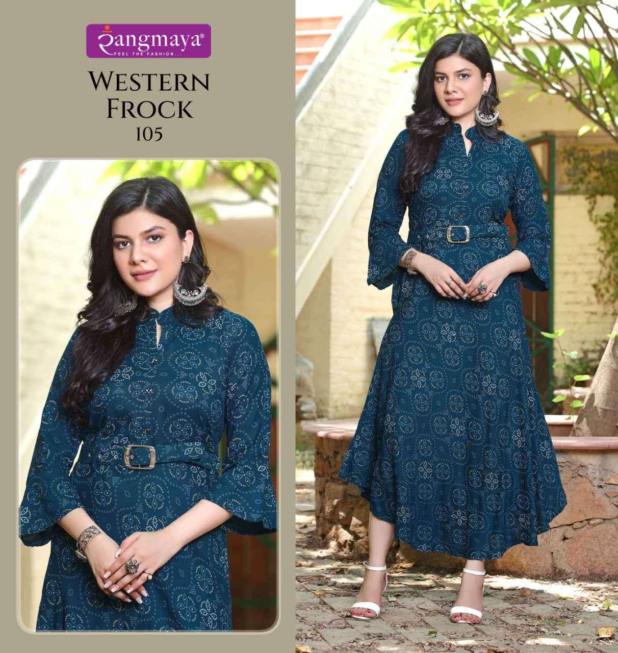 long western frock