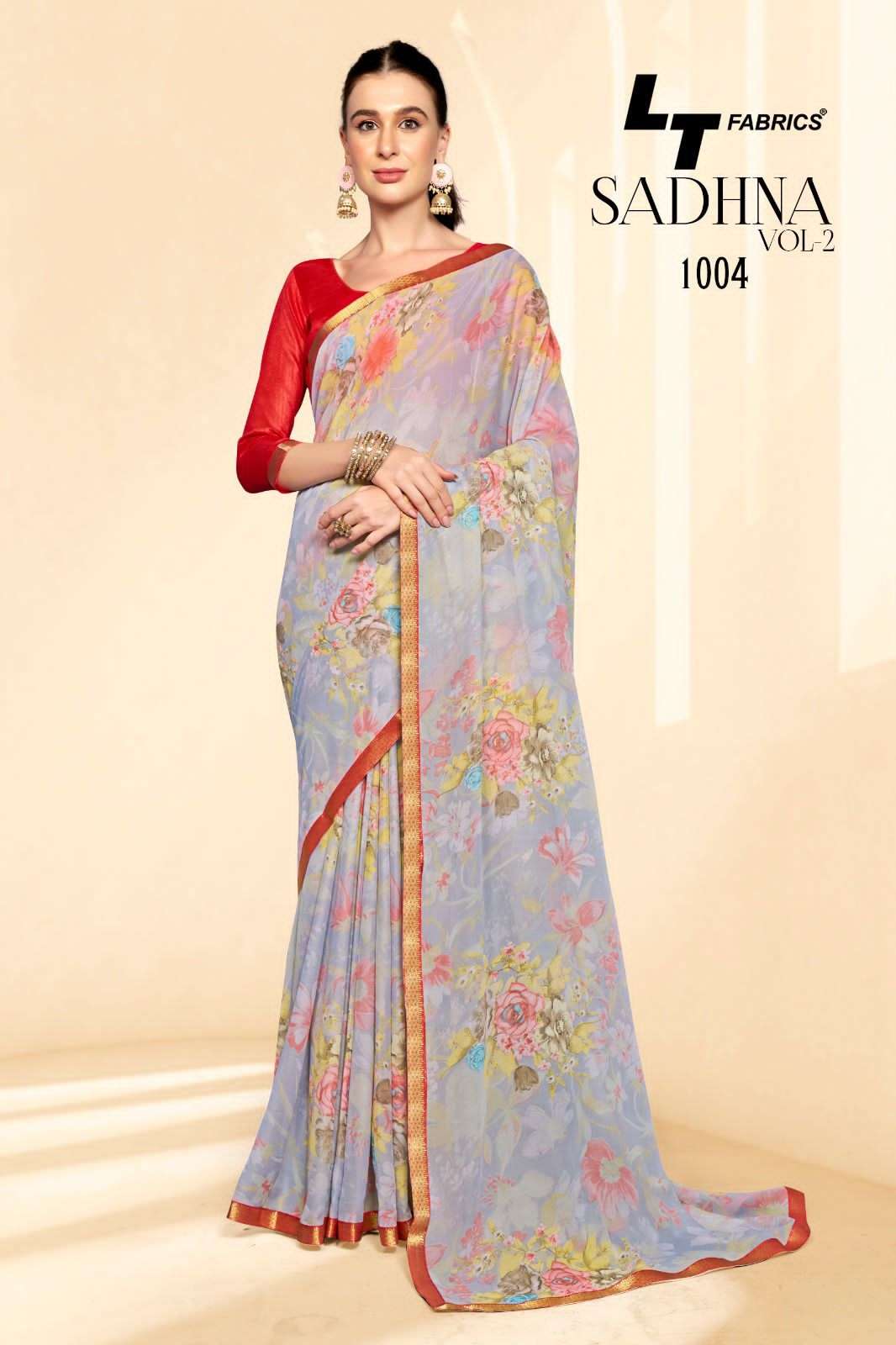 Lt Fabrics Sadhna Exclusive Fancy Daily To Wear Branded Saree Wholesaler