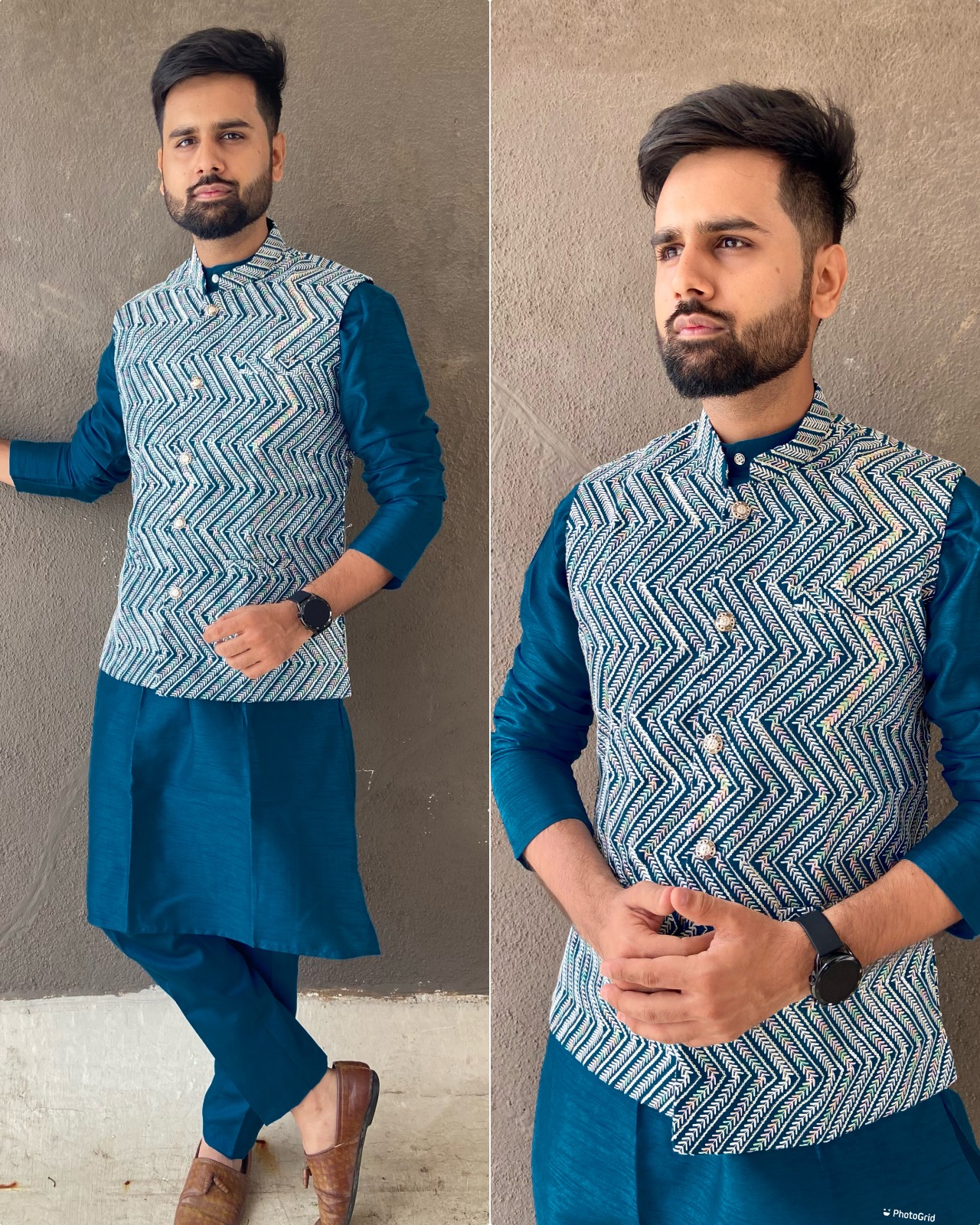 MANYAVAR Men Kurta Churidar Set - Buy Blue MANYAVAR Men Kurta Churidar Set  Online at Best Prices in India | Flipkart.com