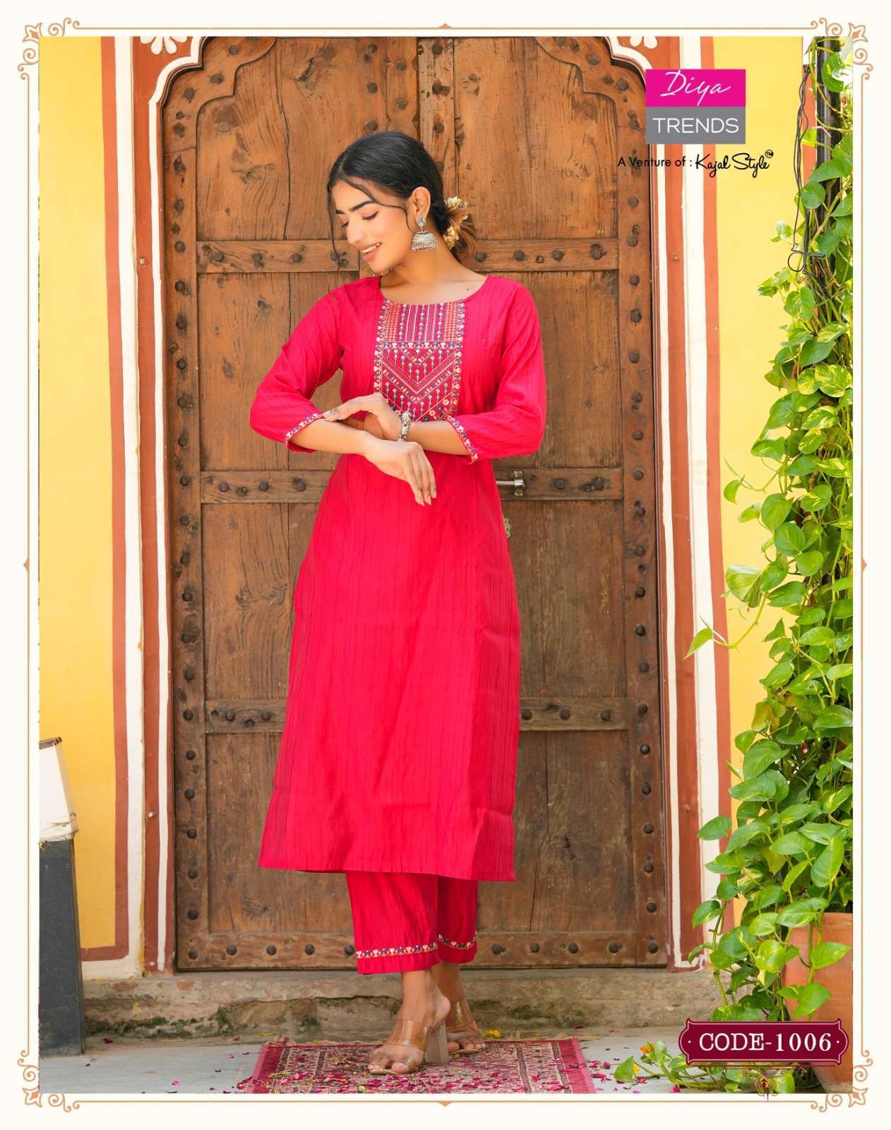 Diya Trends Gulabi Girl Vol 1 by Kajal Style Cotton Kurti Catalog