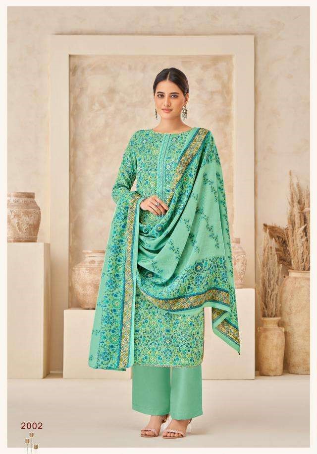 Buy Unstitched Pashmina Wool/Winter Digital Print Suits with Print stole  Online In India At Discounted Prices