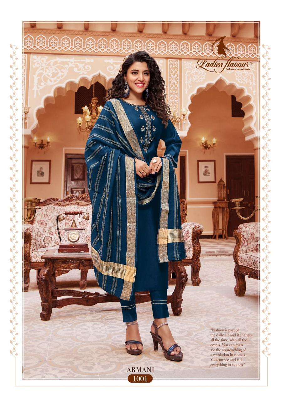 ARMANI BY LADIES FLAVOUR VISCOSE FULL STICHED SALWAR SUITS