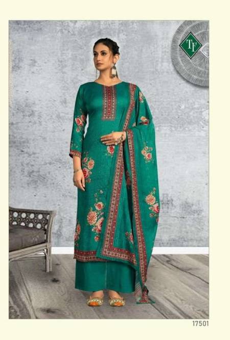 TANISHK FASHION PRESENT AZAR RAYON SLUB LADIES UNSTITCH SUITS WITH