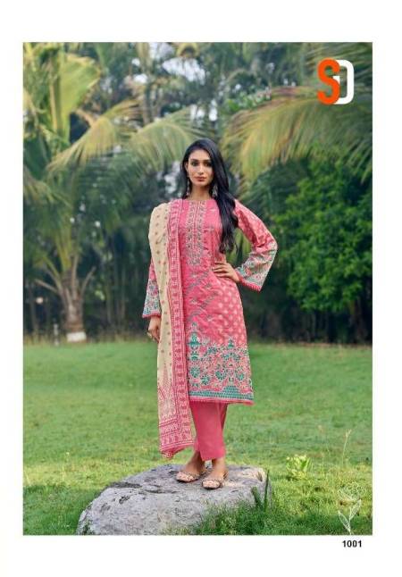 SHRADDHA DESIGNER 1001 MARJAAN REMIX COTTON SUIT