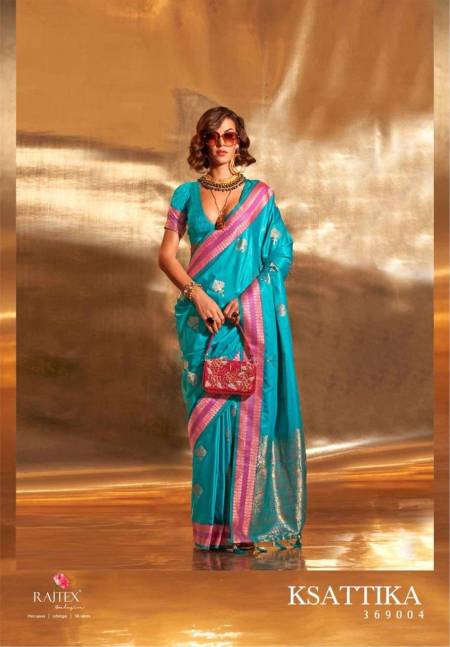 RITI RIWAZ BY LIFESTYLE SILK UNSTICHED SAREES WHOLESALE 6 PCS