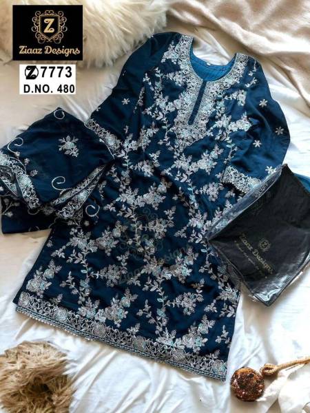 ZIAAZ DESIGNS BLISS COTTON COLLECTION 7773 C SALWAR KAMEEZ HIT DESIGNS