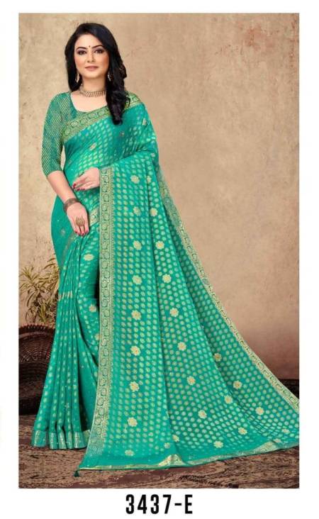 MAHARASHI BY INDIAN WOMEN 3437-A TO 3437-F SERIES BRASSO UNSTICHED ...