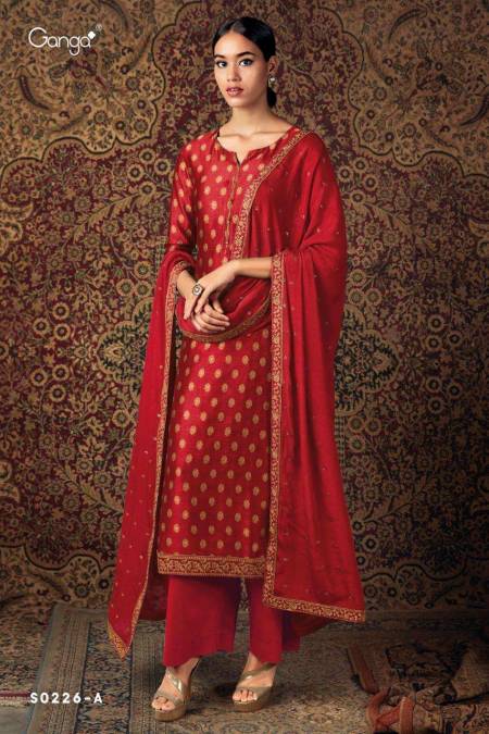 Dewashie 2095 Ganga Cotton Silk Plazzo Style Suits – Kavya Style Plus