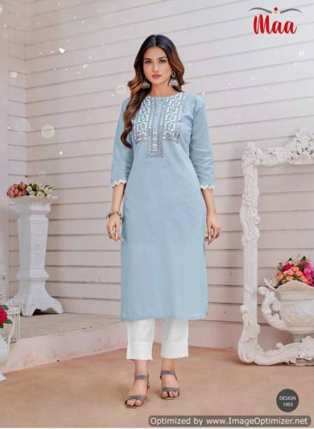 MAA AMORA BY ALISA WHOLESALE COTTON FULL STICHED KURTIS WHOLESALE 4 PCS