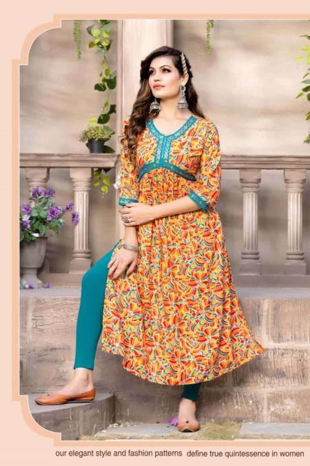 Buy Women Crepe Digital Printed Straight Kurti { Pack of 5 } Online In  India At Discounted Prices