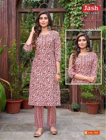 KESHAVI VOL 1 BY JASH COTTON FULL STICHED KURTIS WHOLESALE 10 PCS