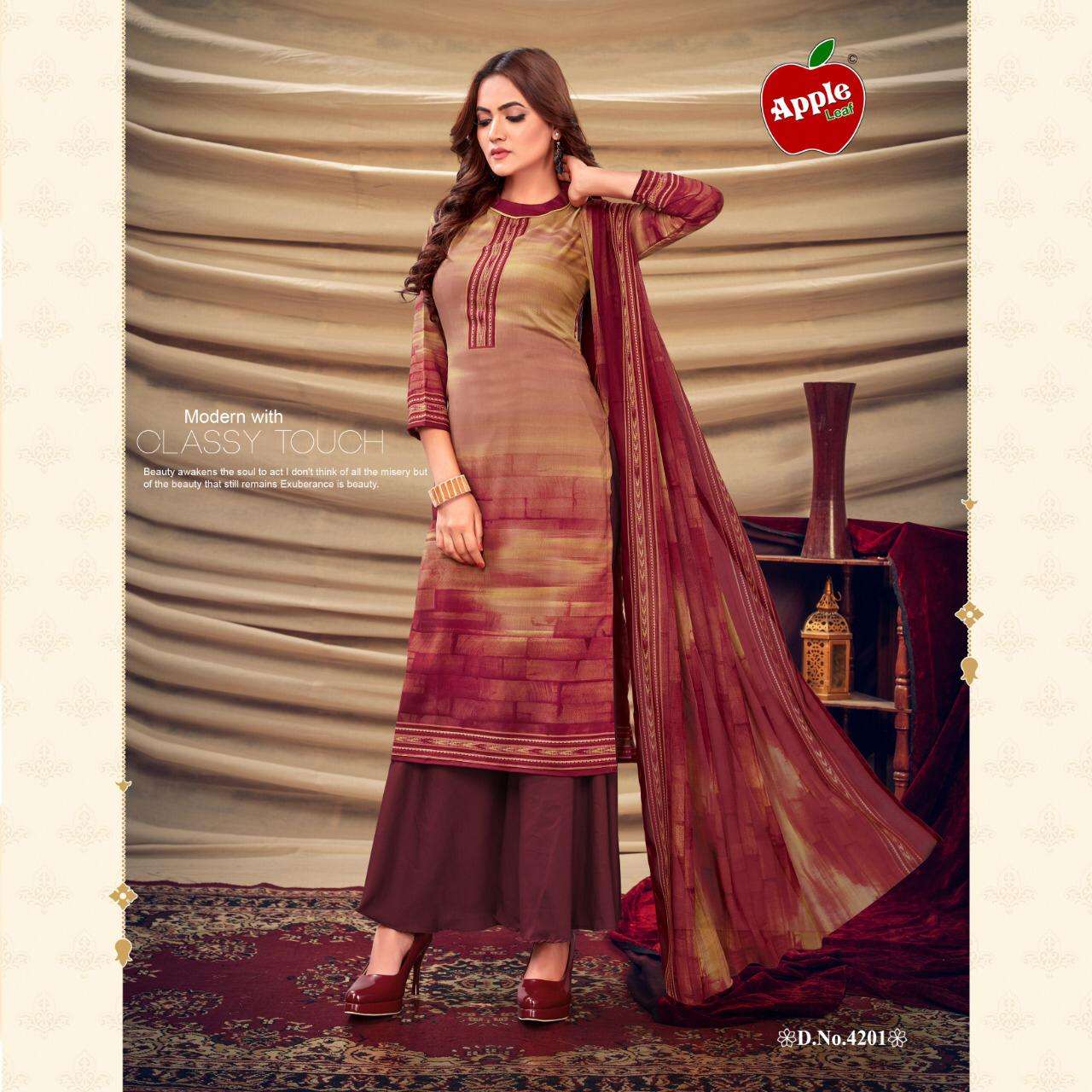 salwar suit for apple shaped body