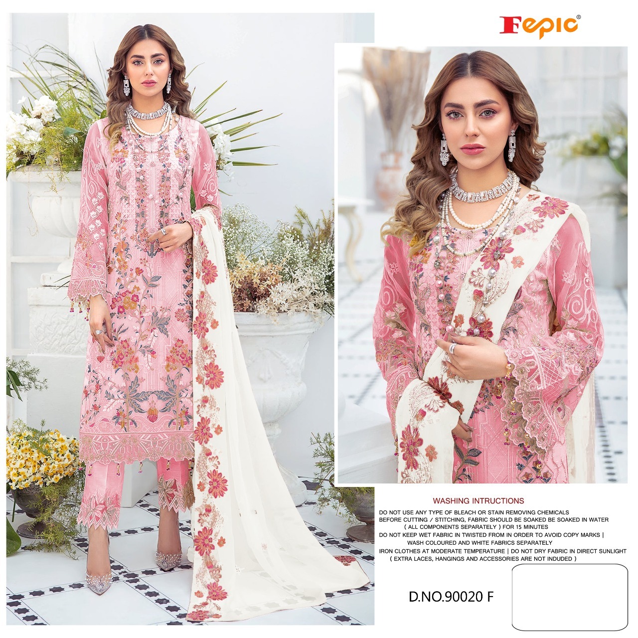 FEPIC HIT DESIGN 90020 F BY FEPIC GEORGETTE UNSTICHED SALWAR SUITS ...