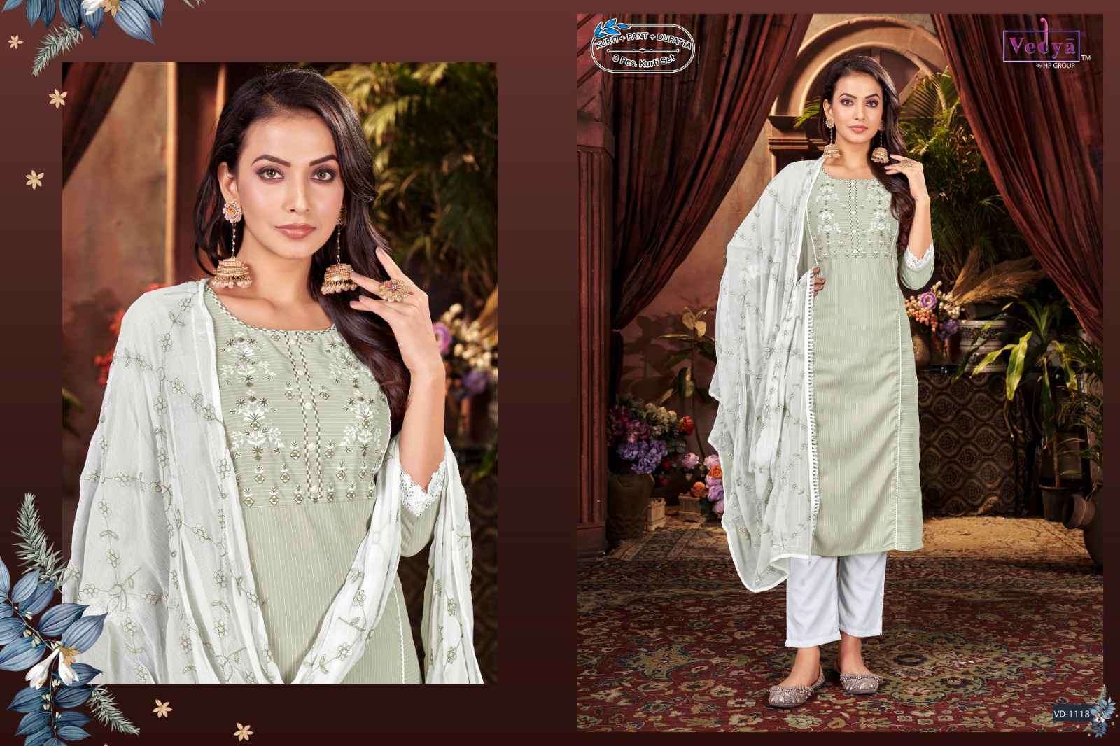 RAAS BY VEDYA SILK FULL STICHED SALWAR SUITS WHOLESALE 6 PCS